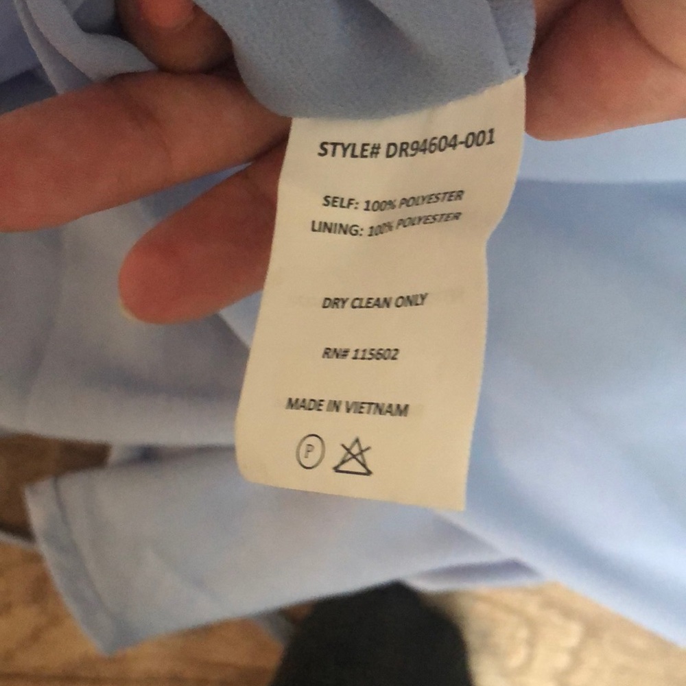 Lush, light purple wrap dress - Picture 6 of 6